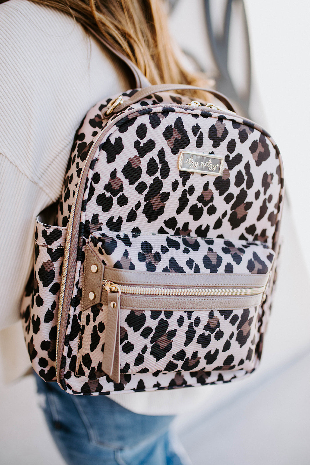 Pink Salt Leopard Pu Leather Backpack Purse - Free Shipping - Projects817  LLC